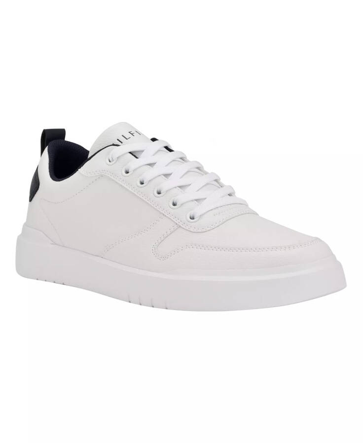 Men's Nevo Casual Lace Up Sneakers White, Navy - 6