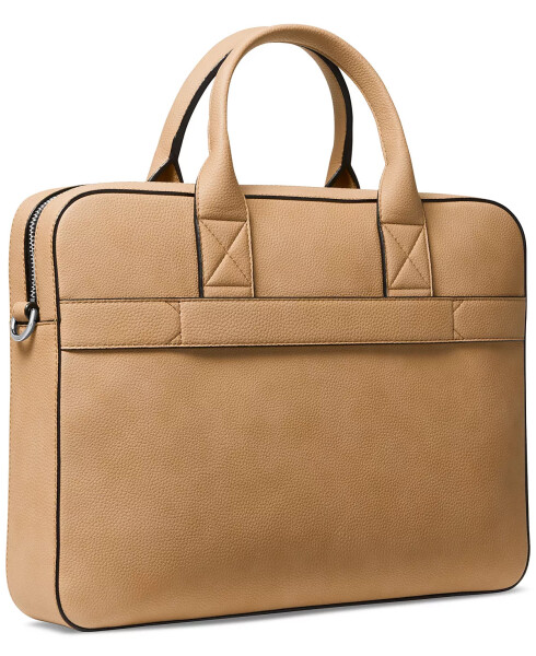 Men's Nubuck Logo Messenger Bag Camel - 3