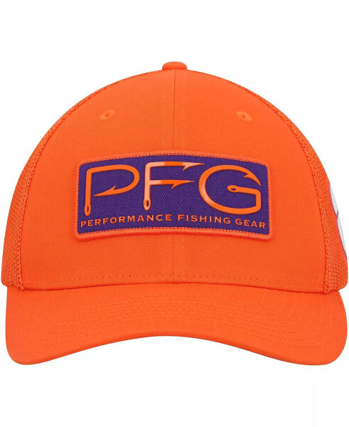 Men's Orange Clemson Tigers PFG Hooks Flex Hat Orange - 3