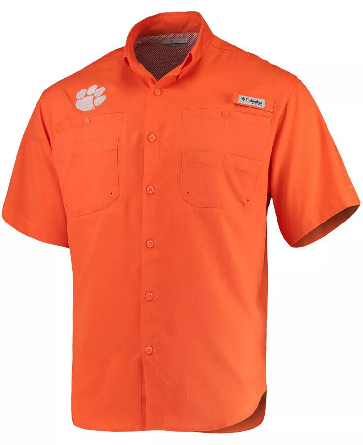 Men's Orange Clemson Tigers Tamiami Shirt - 1