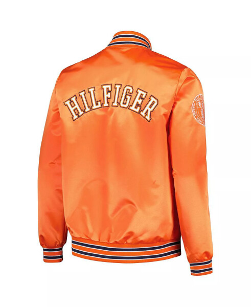 Men's Orange Denver Broncos Elliot Varsity Full-Snap Jacket Orange - 4