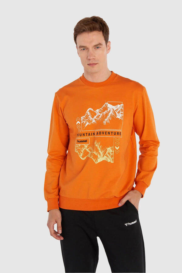 Men's Orange Sweatshirt 921964-981 - 1