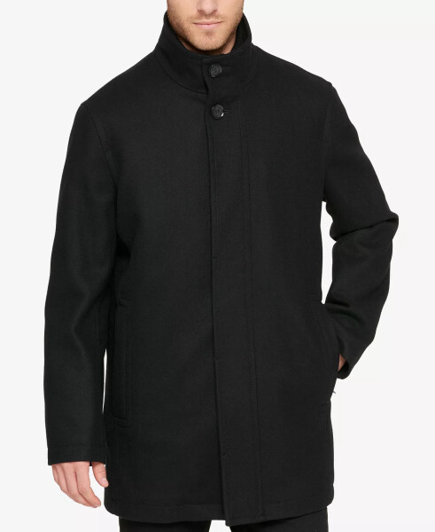 Men's Overcoat Black - 1