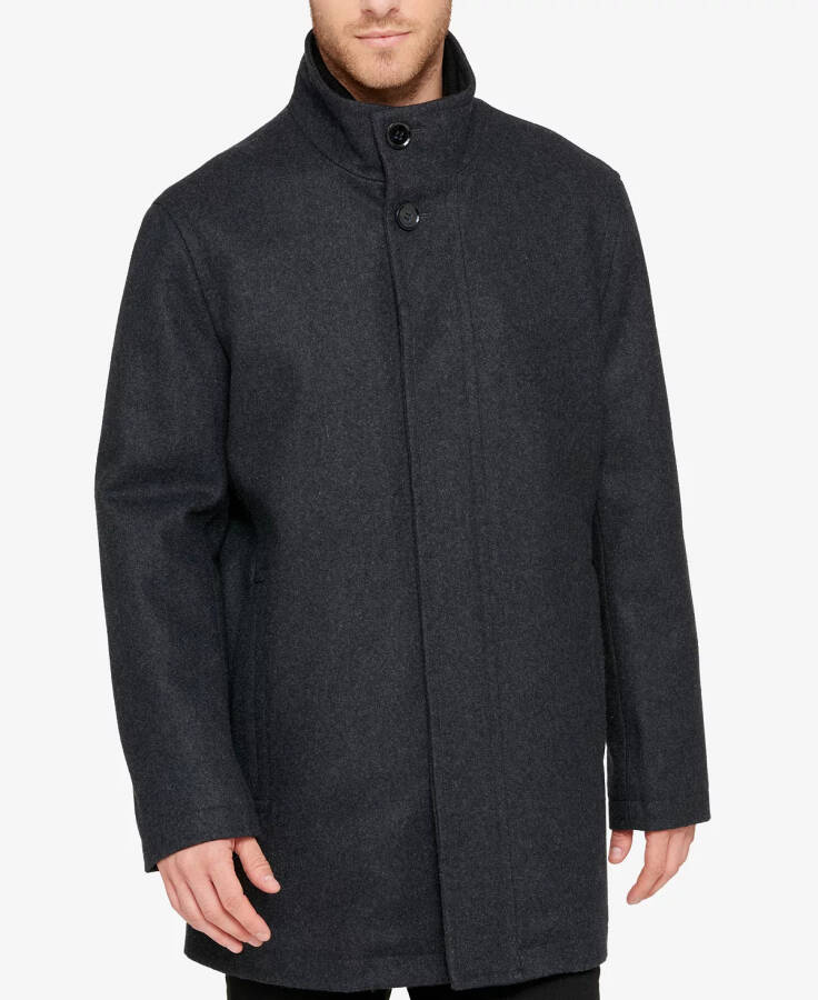 Men's Overcoat Charcoal - 1