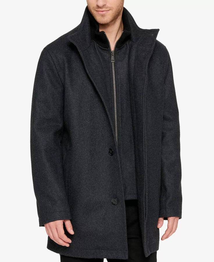 Men's Overcoat Charcoal - 3