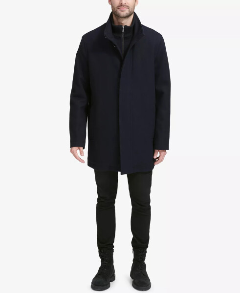 Men's Overcoat - Navy - 1