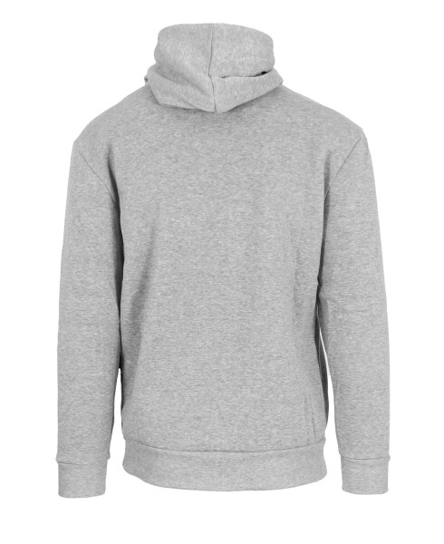 Men's Oversized Slim-Fit Fleece-Lined Pullover Hoodie Gray - 2