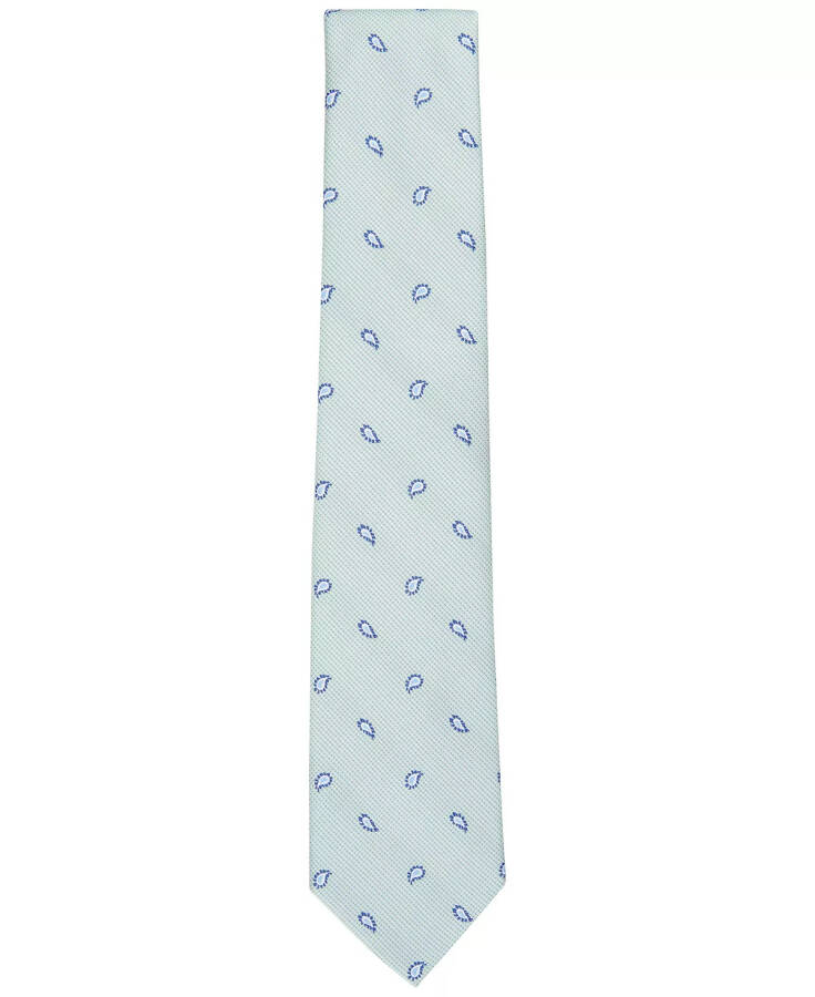 Men's Paisley Teardrop Tie, Created for Modazone Green - 2