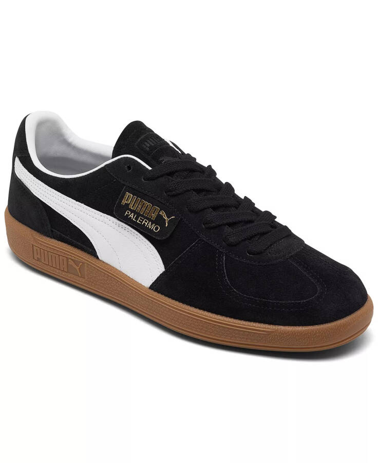 Men's Palermo Casual Sneakers from Finish Line Black - 1