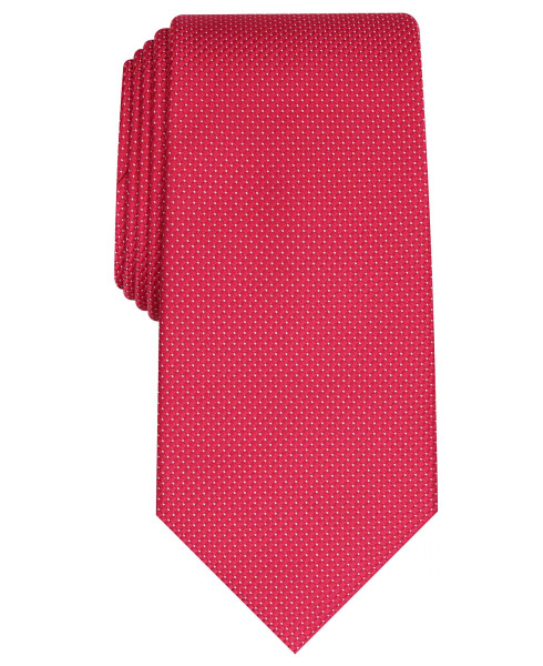 Men's Parker Classic Grid Tie, Created for Modazone Red - 1