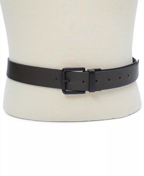 Men's Pebble Grain Reversible Jean Belt Brown/Olive - 4