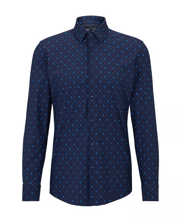 Men's Performance Slim-Fit Shirt Bright Blue - 3