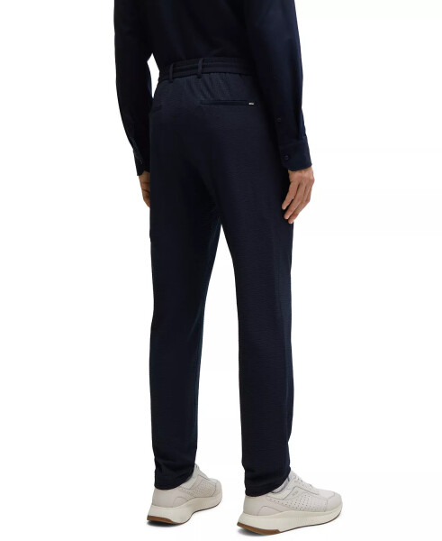 Men's Performance-Stretch Slim-Fit Trousers Dark Blue - 2