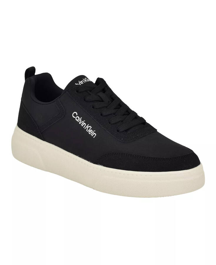 Men's Petey Lace-Up Casual Sneakers Black - 1