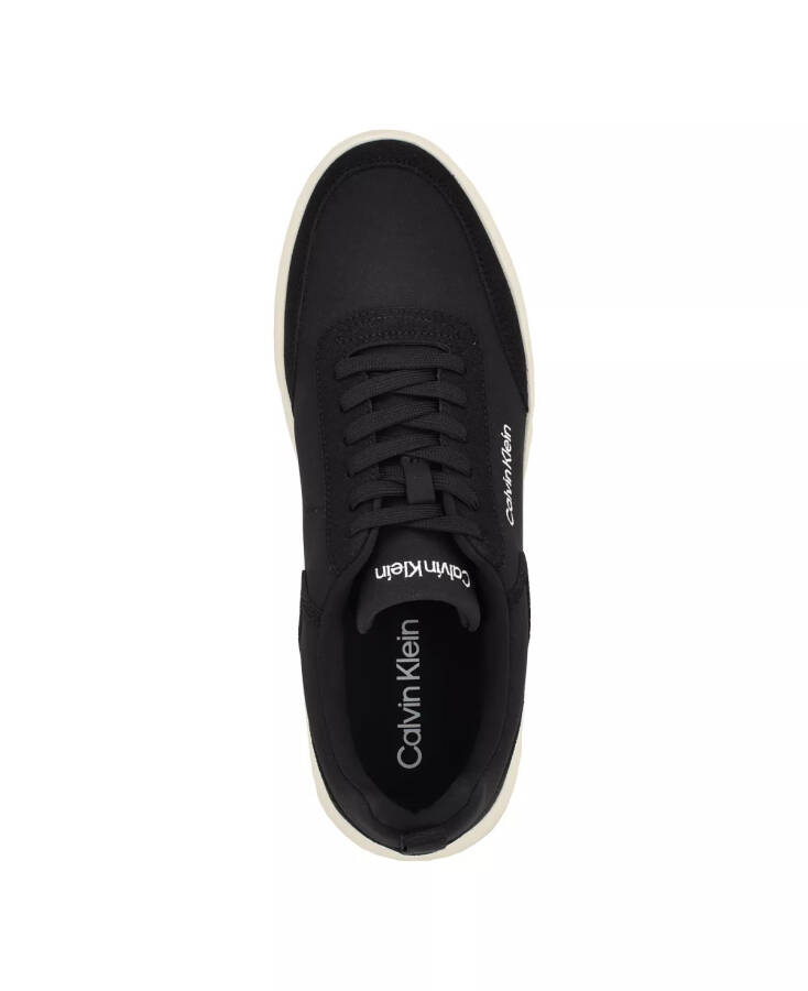 Men's Petey Lace-Up Casual Sneakers Black - 4