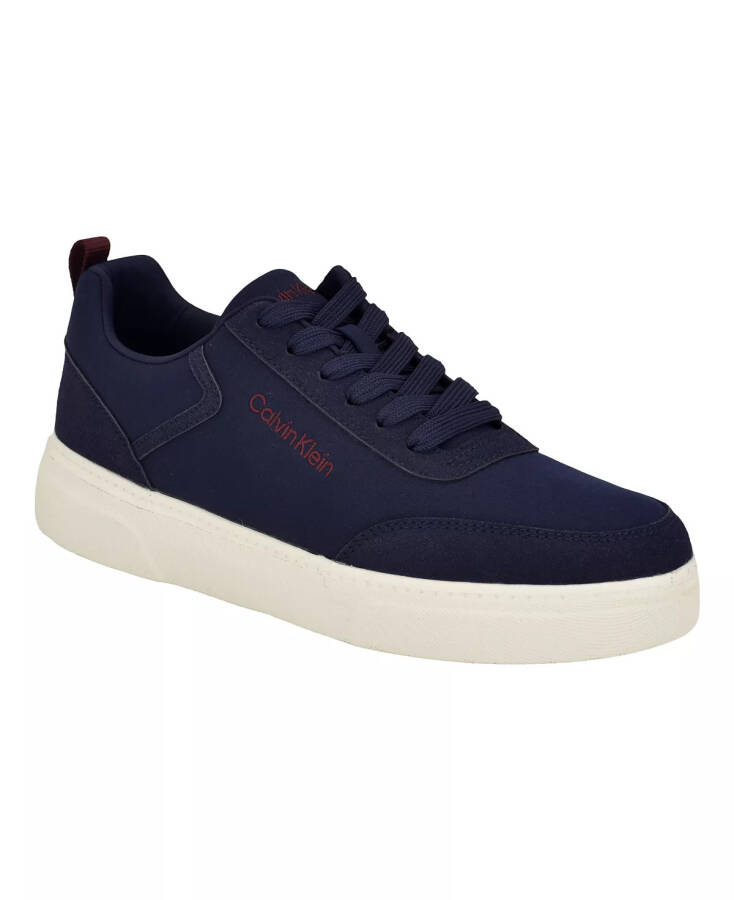 Men's Petey Lace-Up Casual Sneakers Dark Blue - 1