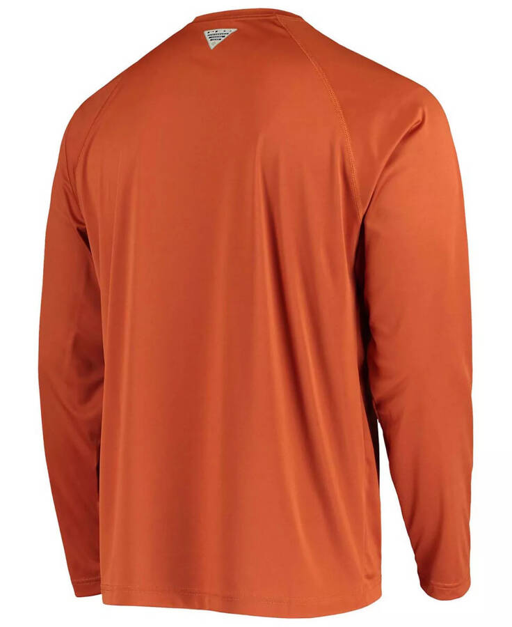 Men's PFG Burnt Orange Texas Longhorns Terminal Tackle Omni-Shade Long Sleeve T-shirt Burnt Orange - 4