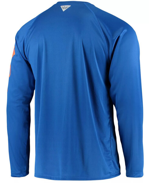 Men's PFG Royal Florida Gators Terminal Tackle Omni-Shade Long Sleeve T-shirt Royal - 4