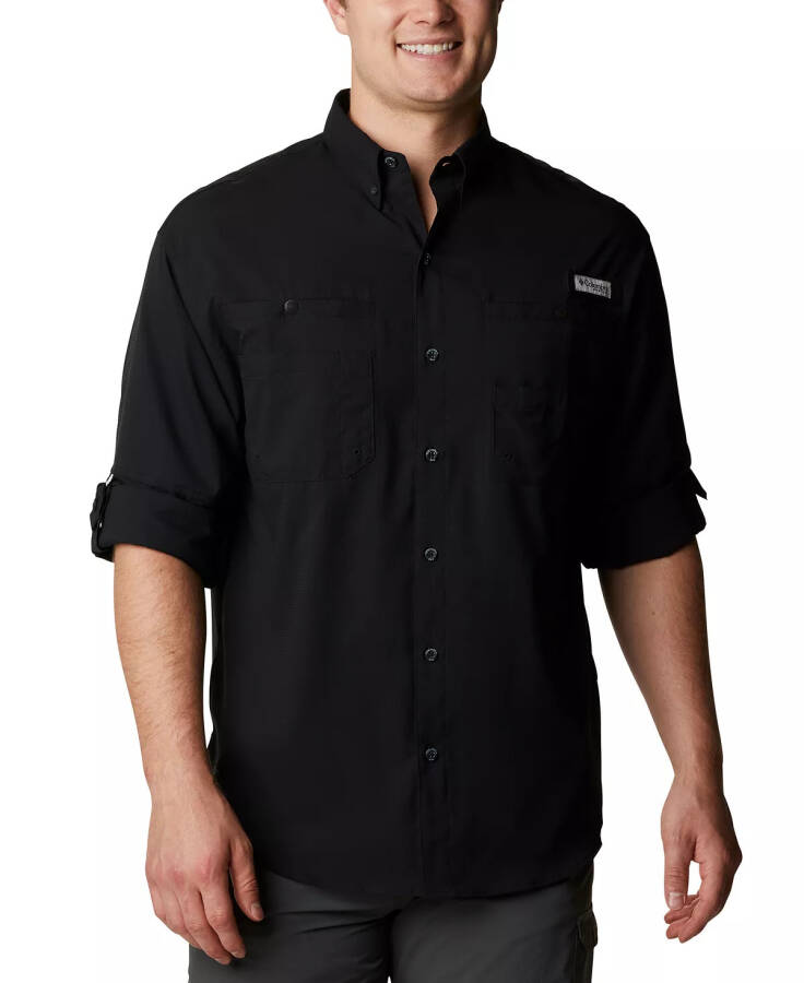 Men's PFG Tamiami II Long-Sleeve Shirt Black - 3