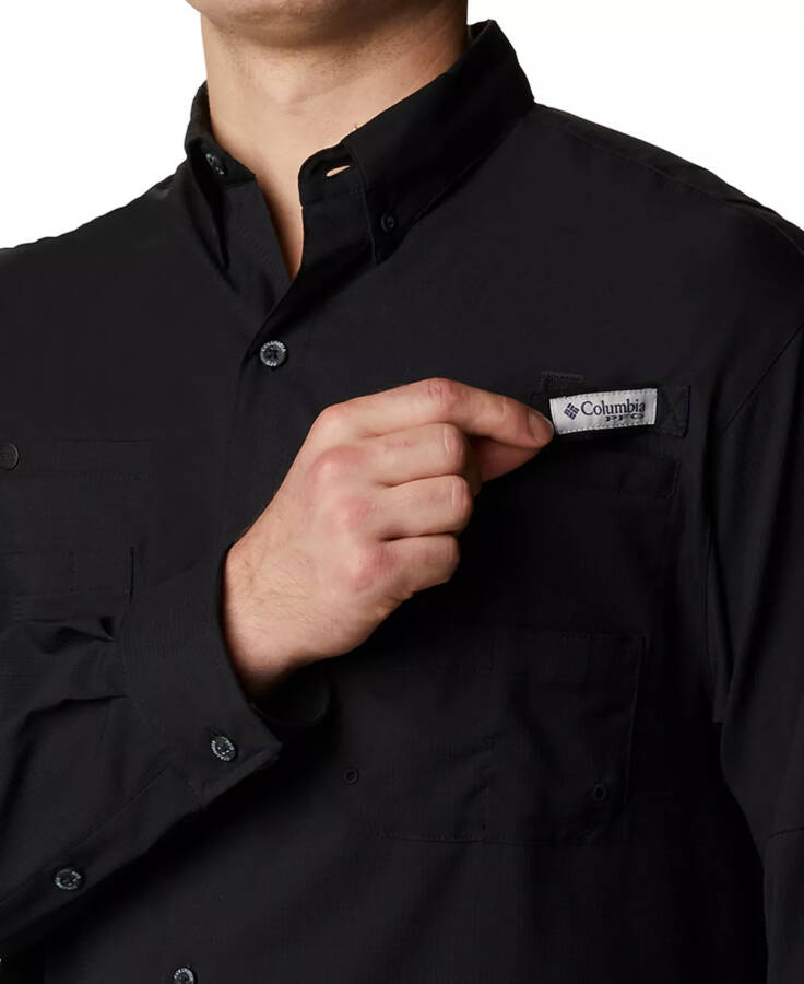 Men's PFG Tamiami II Long-Sleeve Shirt Black - 5