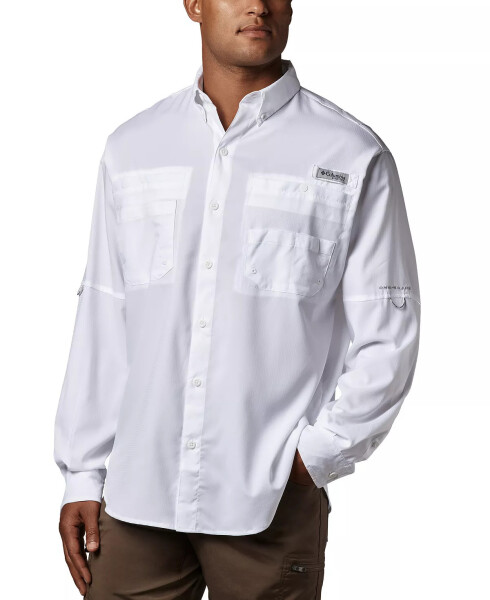 Men's PFG Tamiami II Long-Sleeve Shirt White - 1