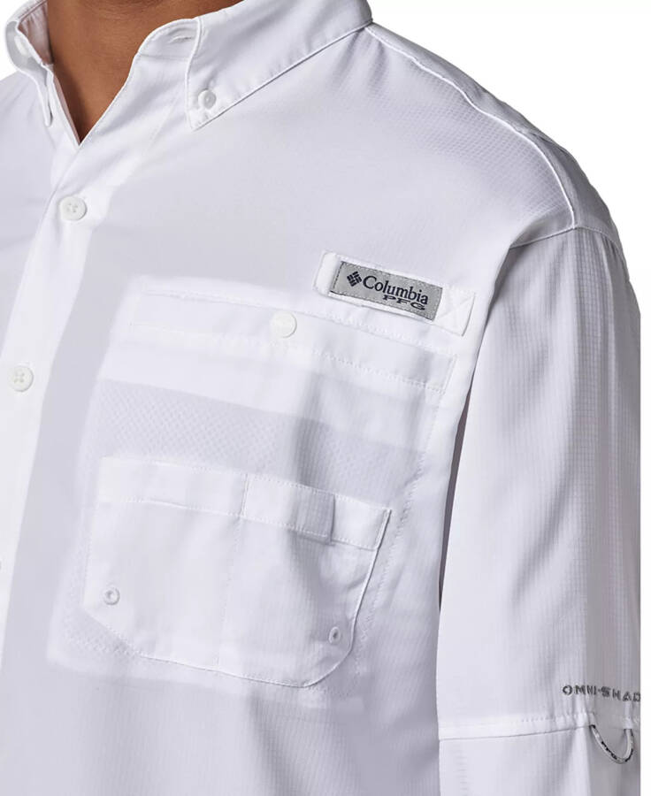 Men's PFG Tamiami II Long-Sleeve Shirt White - 5