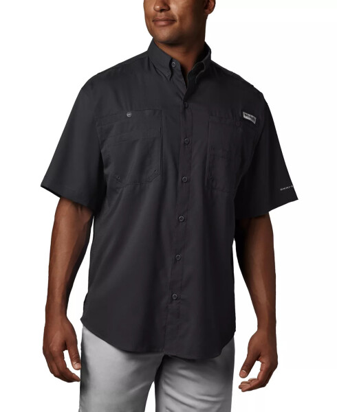 Men's PFG Tamiami II Short Sleeve Shirt Black - 1