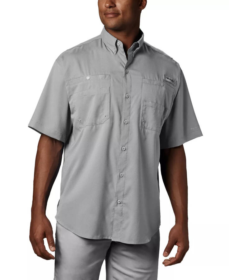 Men's PFG Tamiami II Short Sleeve Shirt Cool Grey - 1