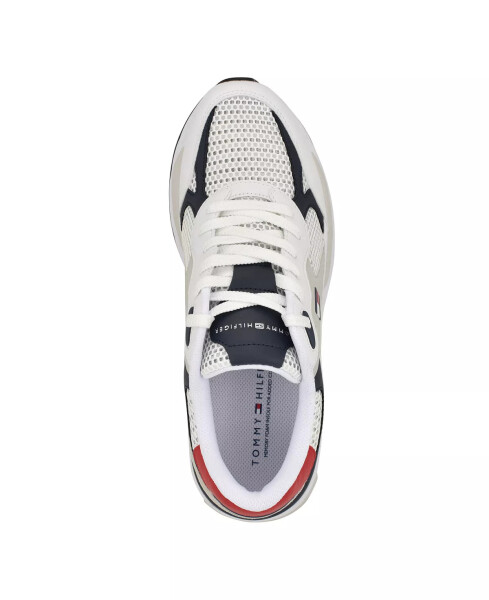 Men's Pharil Fashion Lace-Up Jogger Shoes White, Navy Multi - 9