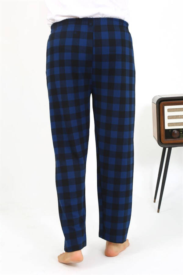 Men's Plaid Cotton Pajama Pants - 11