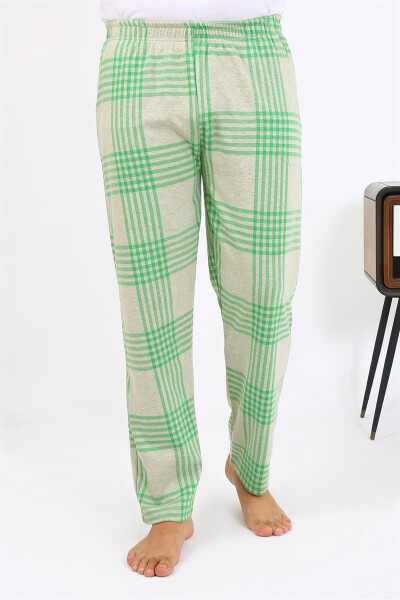 Men's Plaid Cotton Pajama Pants - 11