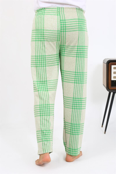 Men's Plaid Cotton Pajama Pants - 14