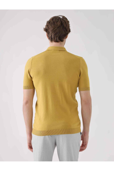 Men's Plain Polo Neck Sweater - 6