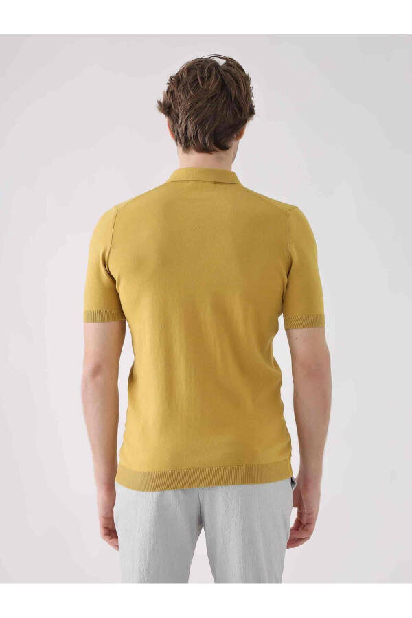 Men's Plain Polo Neck Sweater - 6