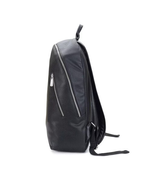 Men's Plaque Backpack Black - 3