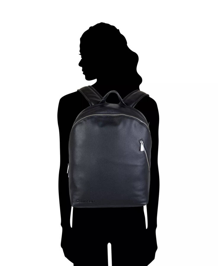 Men's Plaque Backpack Black - 5