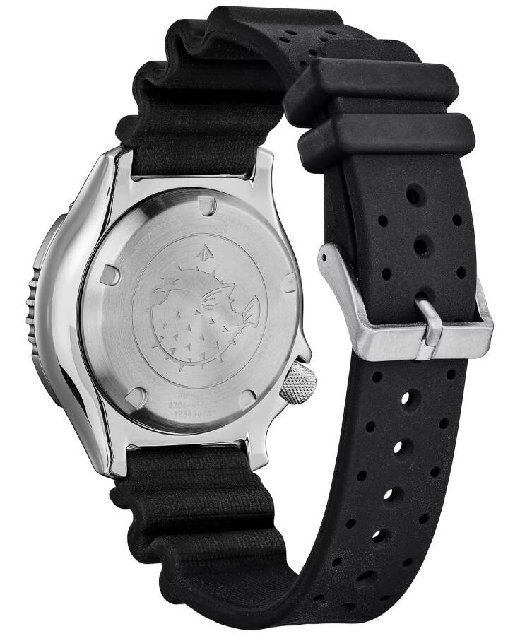 Men's Promaster Automatic Dive Black Strap Watch, 44mm Black - 3