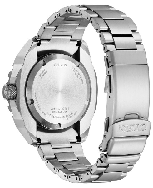 Men's Promaster Automatic Dive Silver-tone Super Titanium Bracelet Watch, 46mm Silver-tone - 5