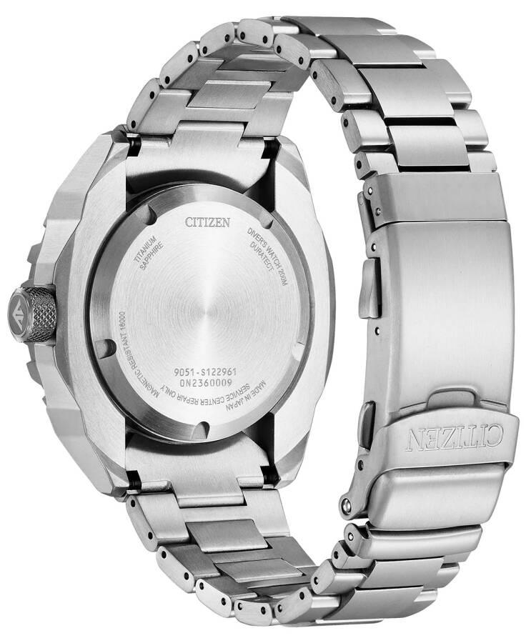 Men's Promaster Automatic Dive Silver-tone Super Titanium Bracelet Watch, 46mm Silver-tone - 5