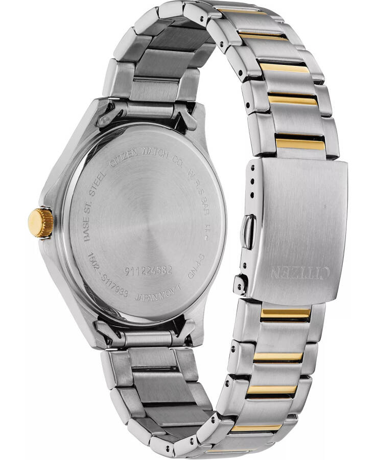 Men's Quartz Two-Tone Stainless Steel Bracelet Watch 41mm Two-Tone - 2