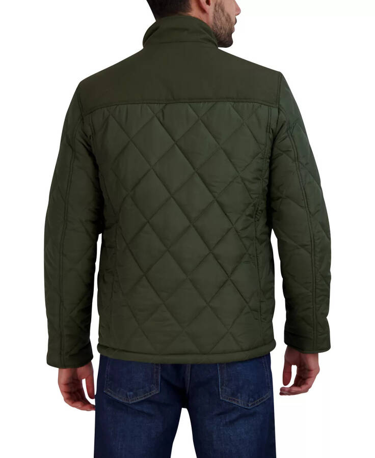 Men's Quilted Barn Jacket Army Green - 2