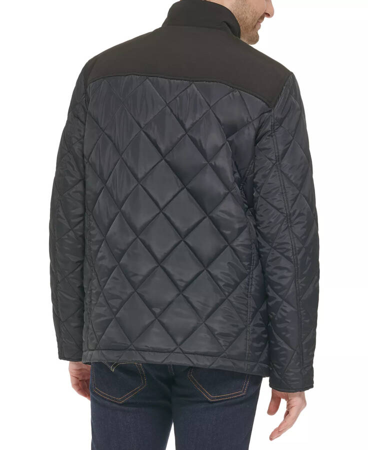 Men's Quilted Barn Jacket Black - 2