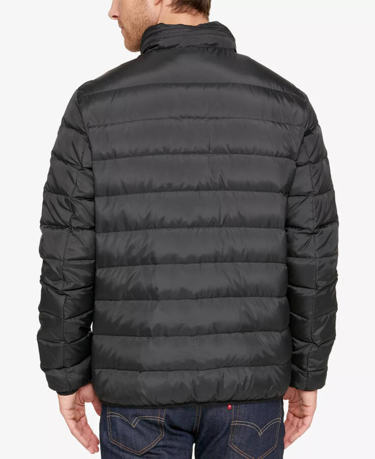 Men's Quilted Zip-Front Jacket Black - 2