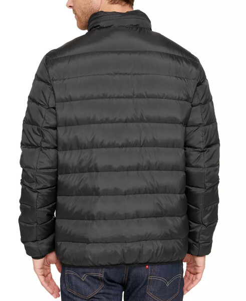 Men's Quilted Zip-Front Jacket Black - 5