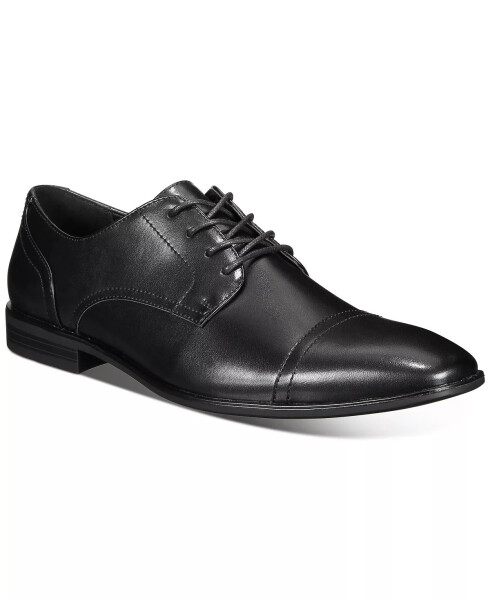 Men's Quincy Cap-Toe Lace-Up Shoes, Created for Modazone Black - 1