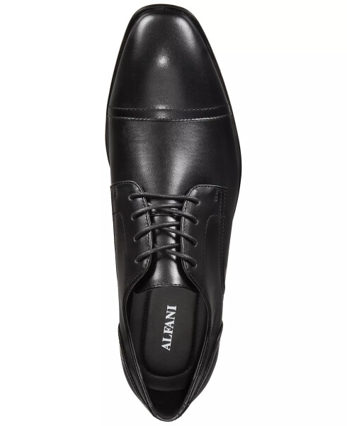 Men's Quincy Cap-Toe Lace-Up Shoes, Created for Modazone Black - 4