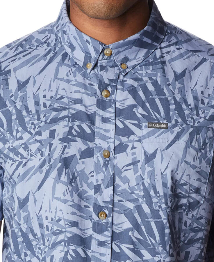 Men's Rapid Rivers Printed Short Sleeve Shirt Bluestone Dye - 3