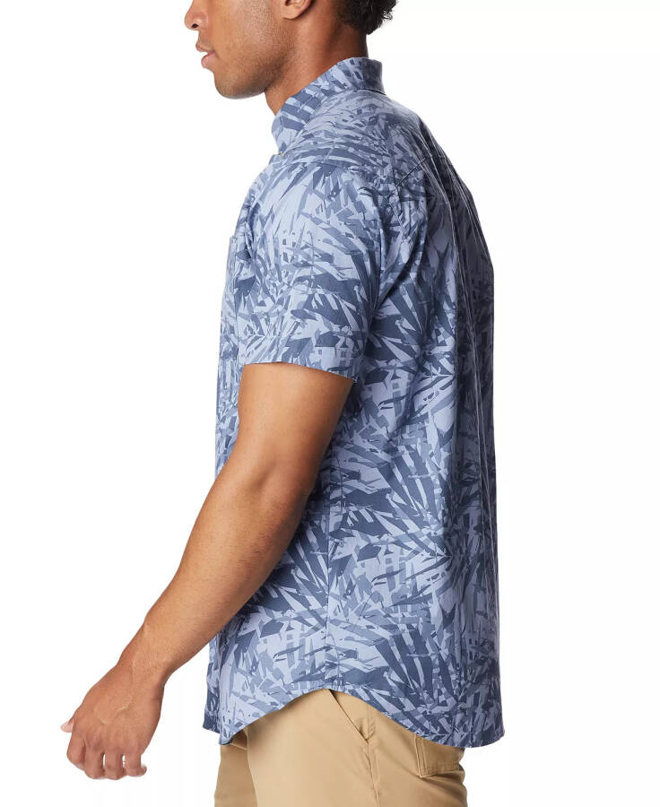 Men's Rapid Rivers Printed Short Sleeve Shirt Bluestone Dye - 4