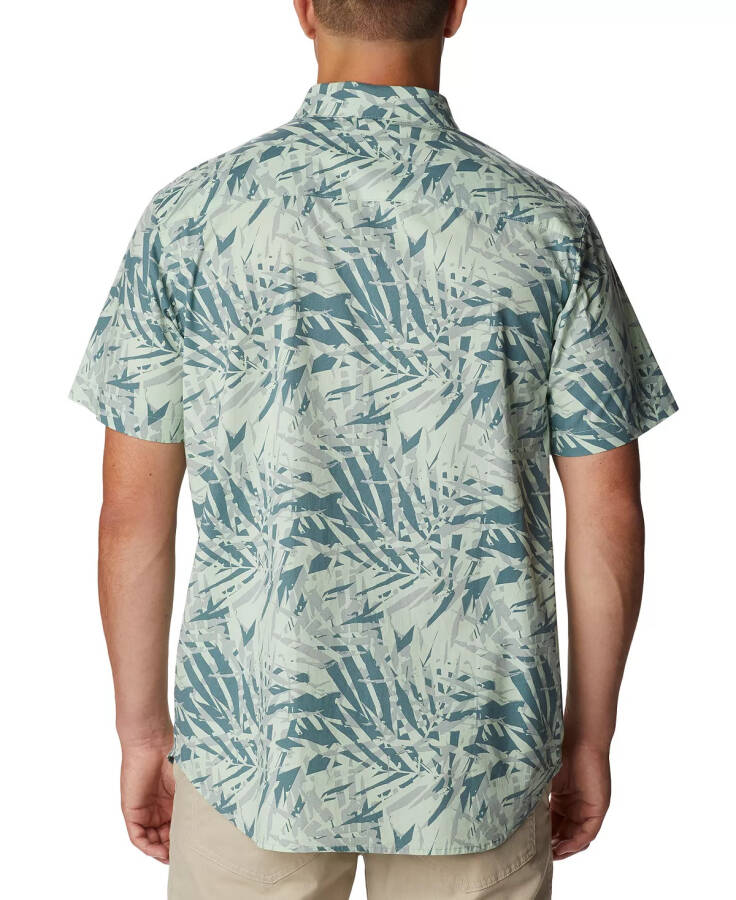 Men's Rapid Rivers Printed Short Sleeve Shirt Metal Dye Palms - 2