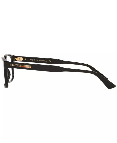 Men's Rectangle Eyeglasses GC001496 Black - 14